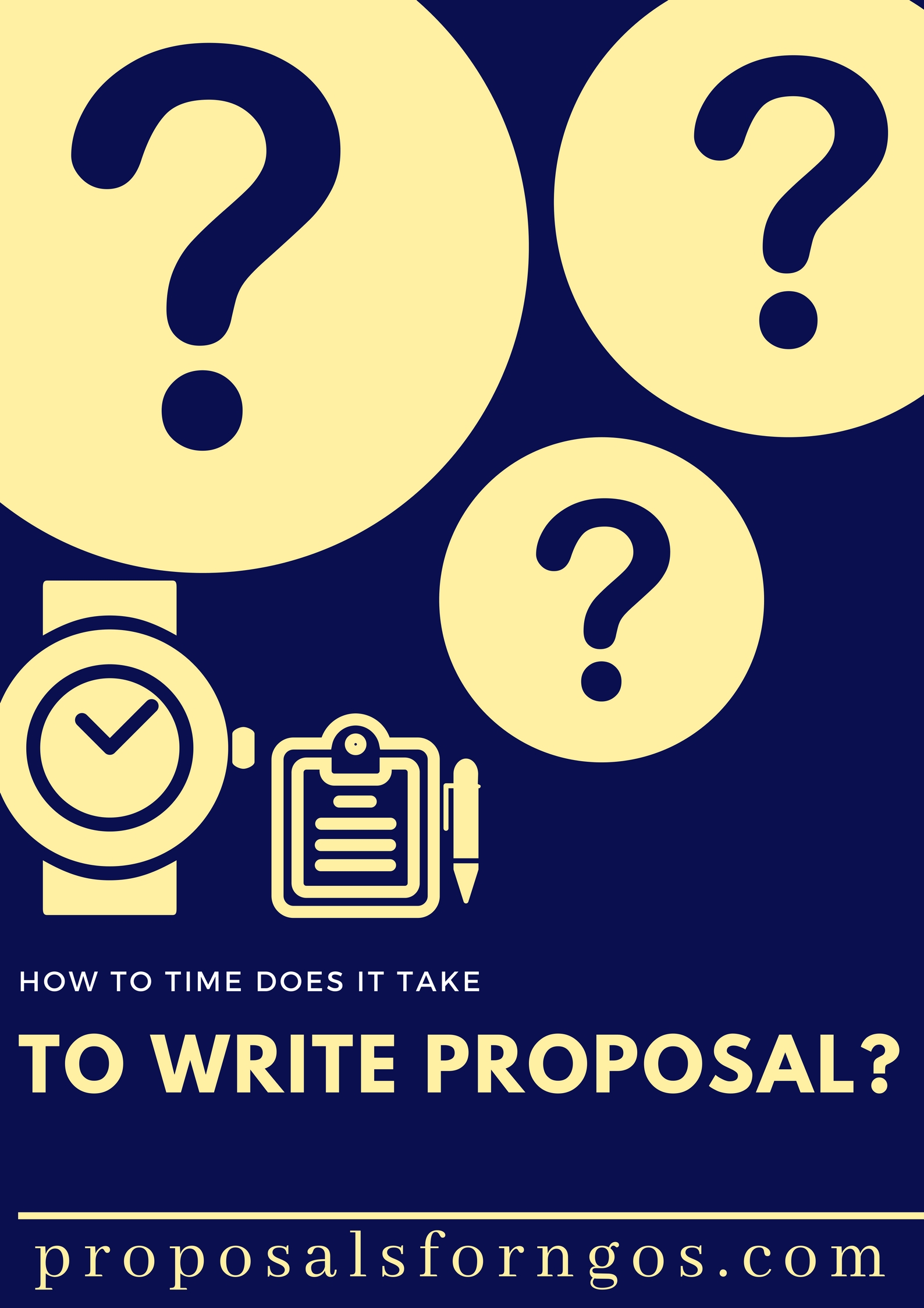 How much time does it take to write a proposal? - proposalforNGOs