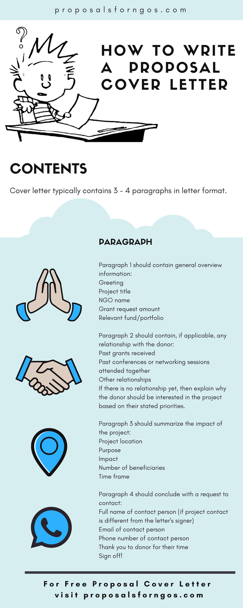 Proposal Cover Letter Template - Proposal for NGOs