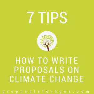 7 Tips for Proposals on Climate Change