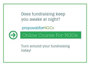 Does Fundraising keep you awake at night? Online Course for NGOs Turn around your fundraising today. 