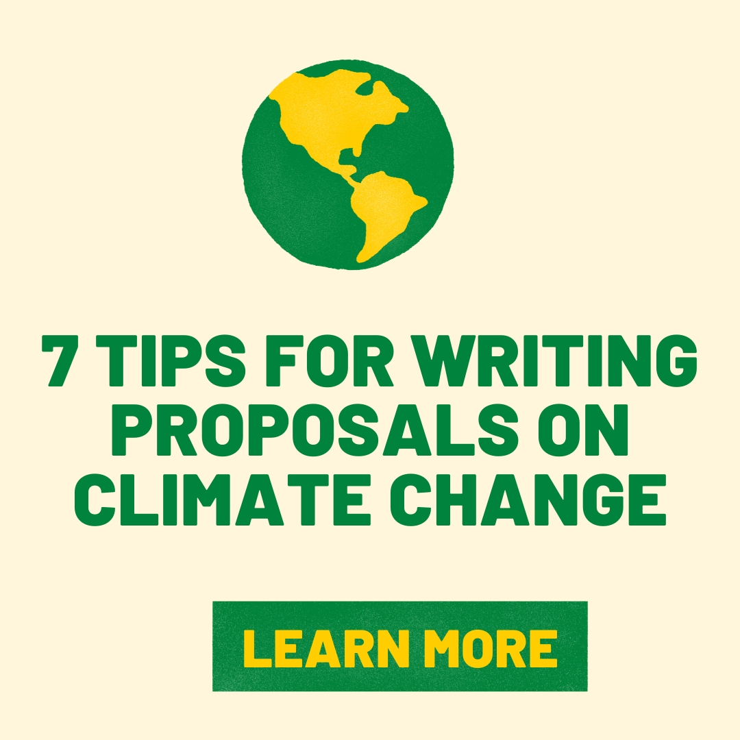 Tips for Proposals on Climate Change